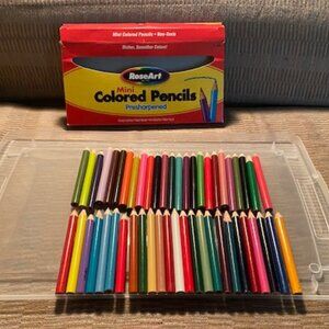 2/$25 RoseArt 50 Mini Coloured Pencil Crayons